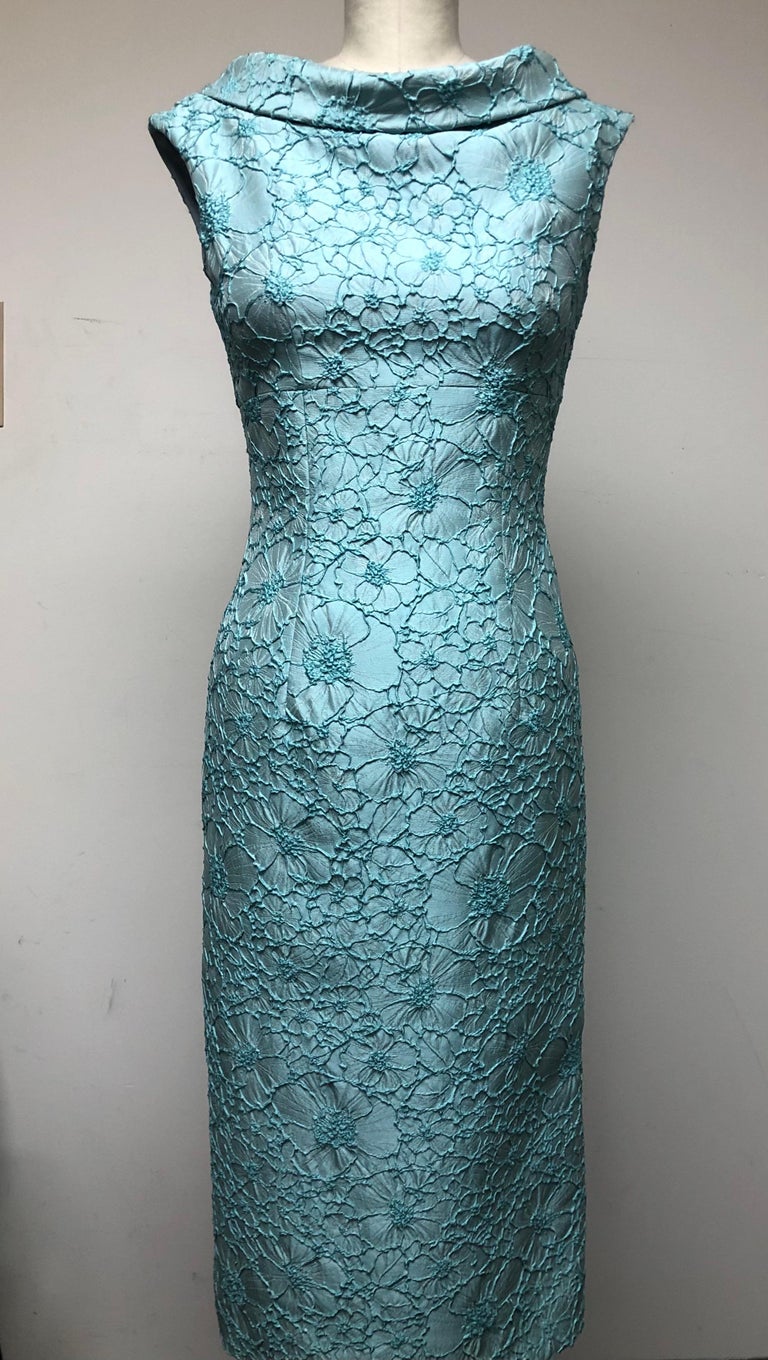 robin egg blue dress Brinkley Sheath Dress in Shalimar Purple on Robin Egg Blue, 16 main image 0