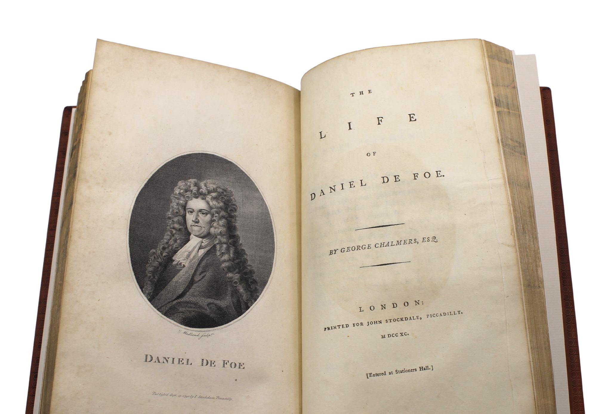 Robinson Crusoe de Daniel Defoe, Conjunto de dos volúmenes, Primera edición (así), 1790 en venta 10