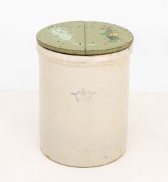 Robinson Ransbottom Antique Americana Stoneware Covered Crock