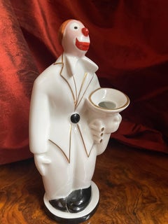ROBJ figurine en porcelaine Art Déco "Clown", France années 1920