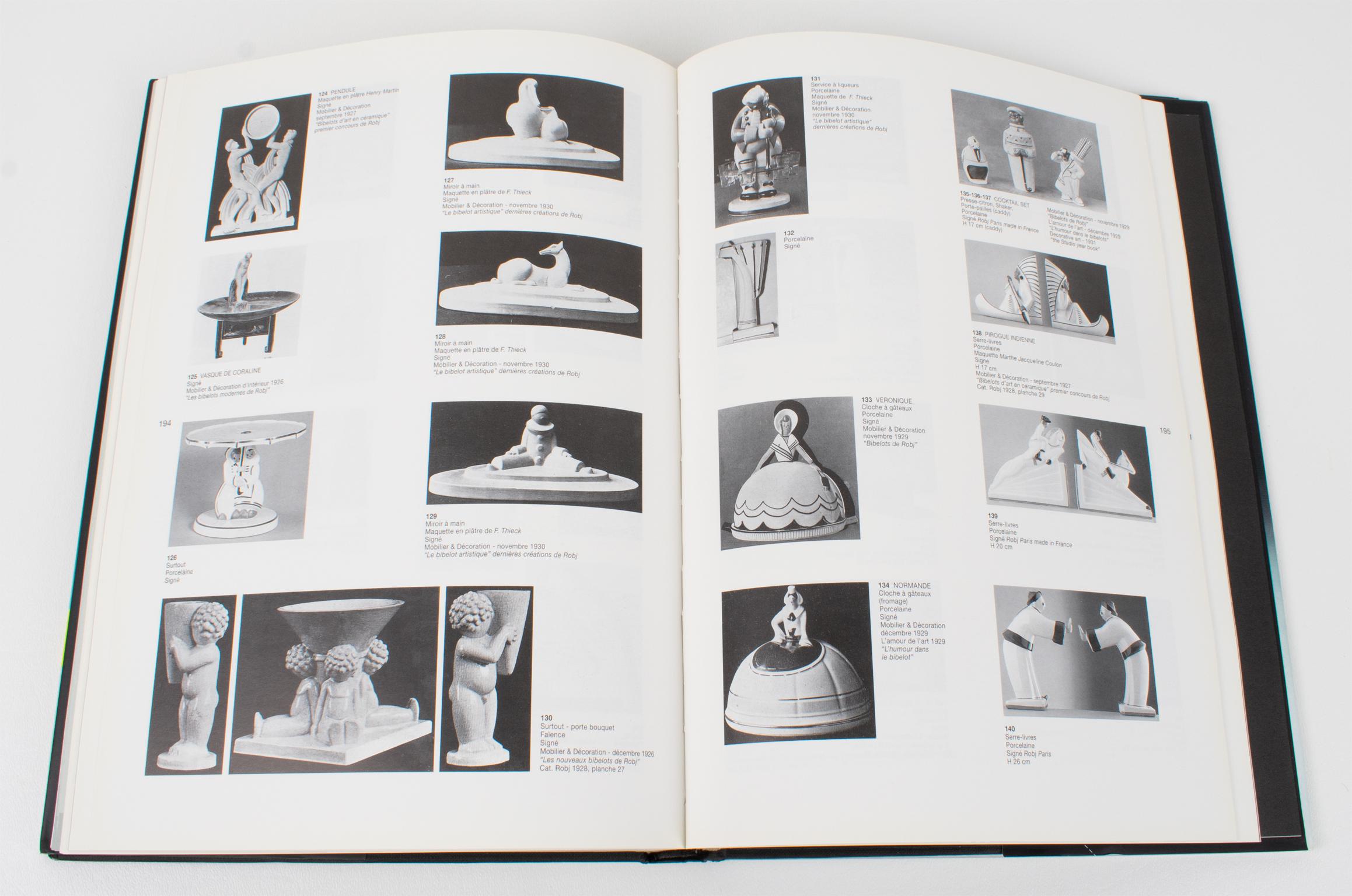 Livre italien-français-anglais Robj Ceramics 1921-1931 de Vanna Brega, 1995 3