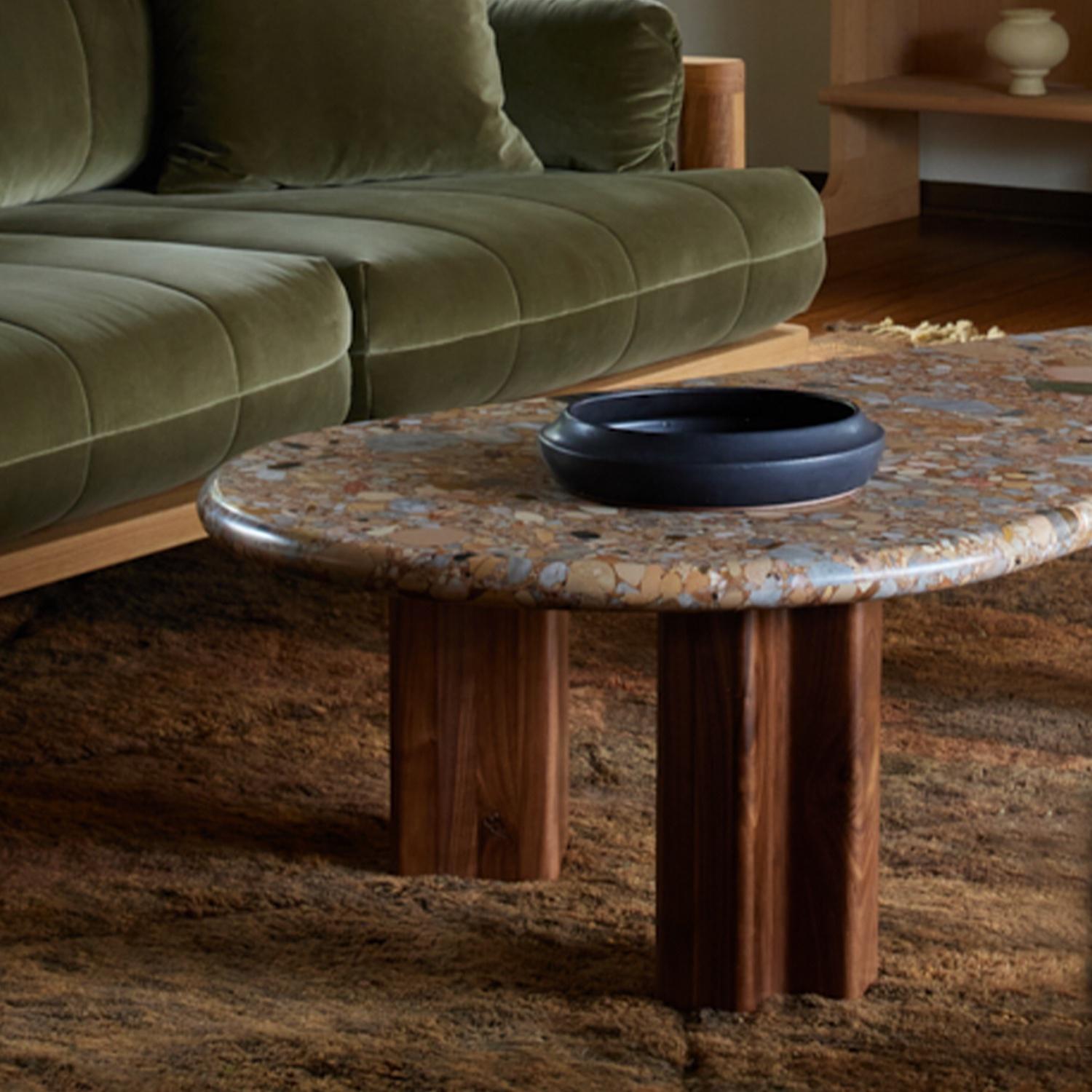 Marble San Rafael Coffee Table by Lawson-Fenning For Sale