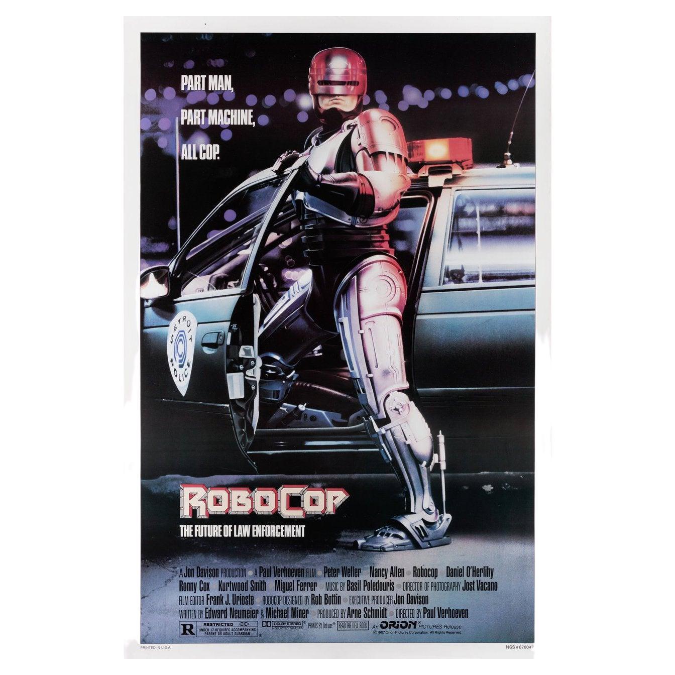 RoboCop 1987 U.S. One Sheet Film Poster For Sale