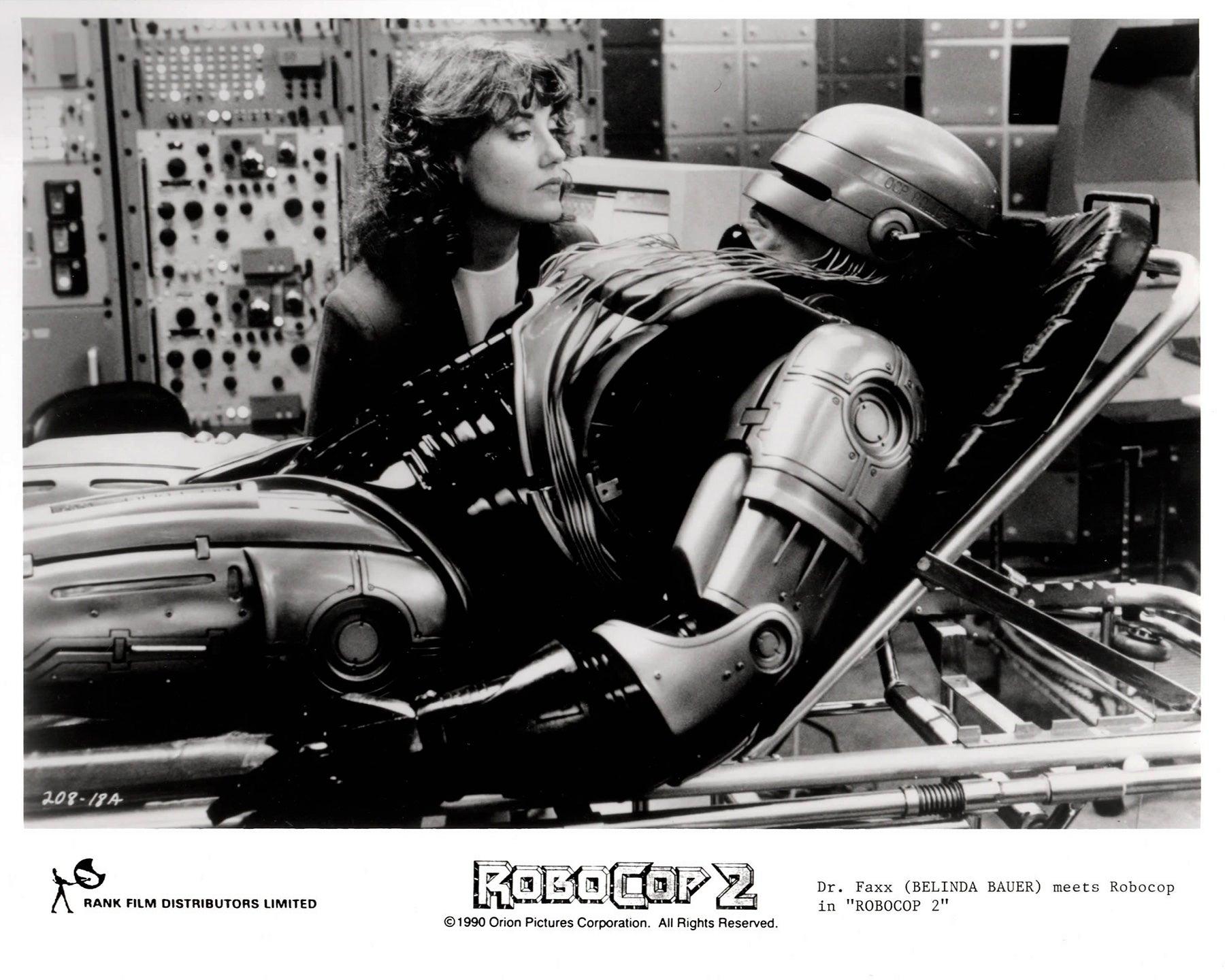 Papier Robocop 2 1990 Publicity Film Movie Press Still Framed en vente