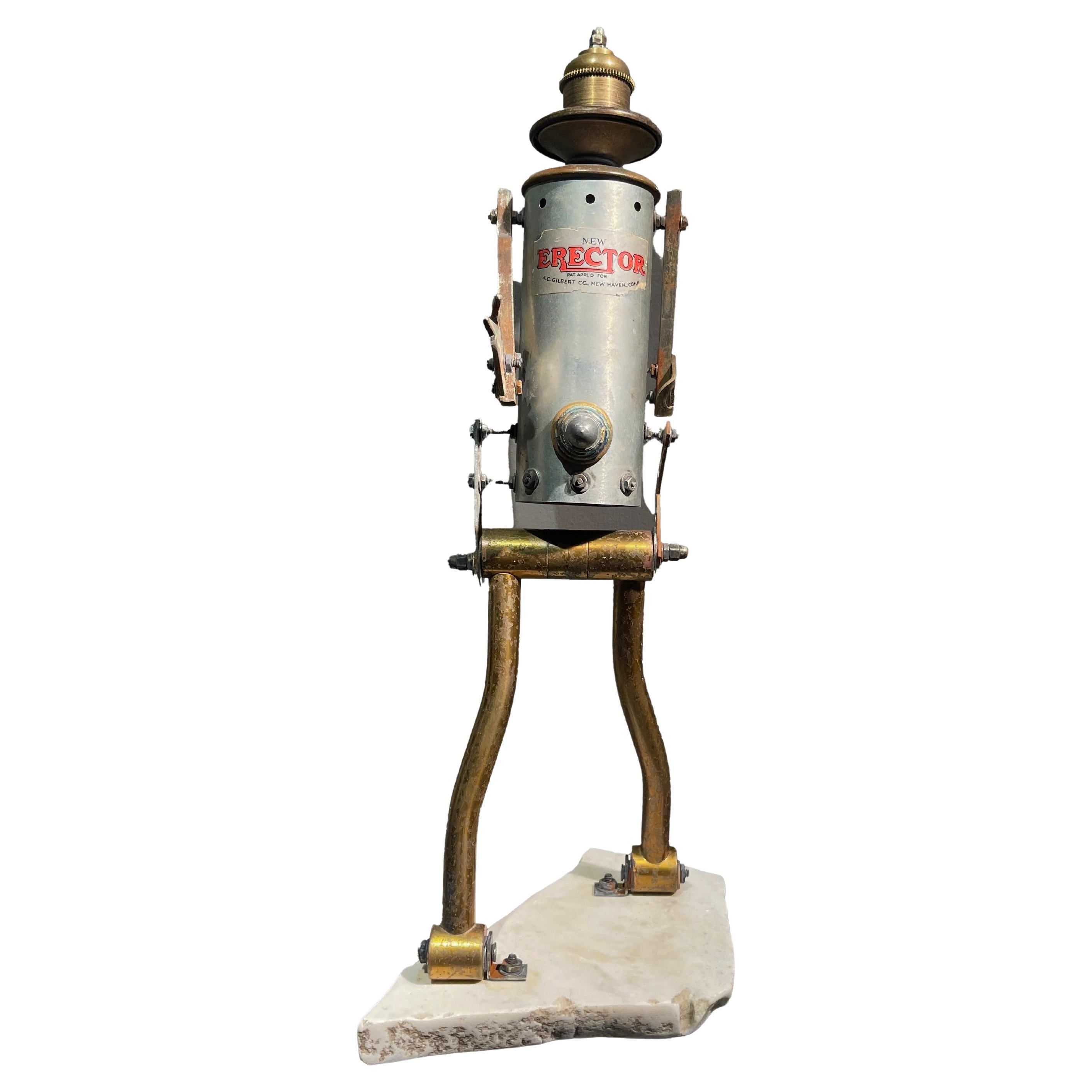 Robot 1, Found Object Sculpture With Iconic Children's Toy Parts For Sale