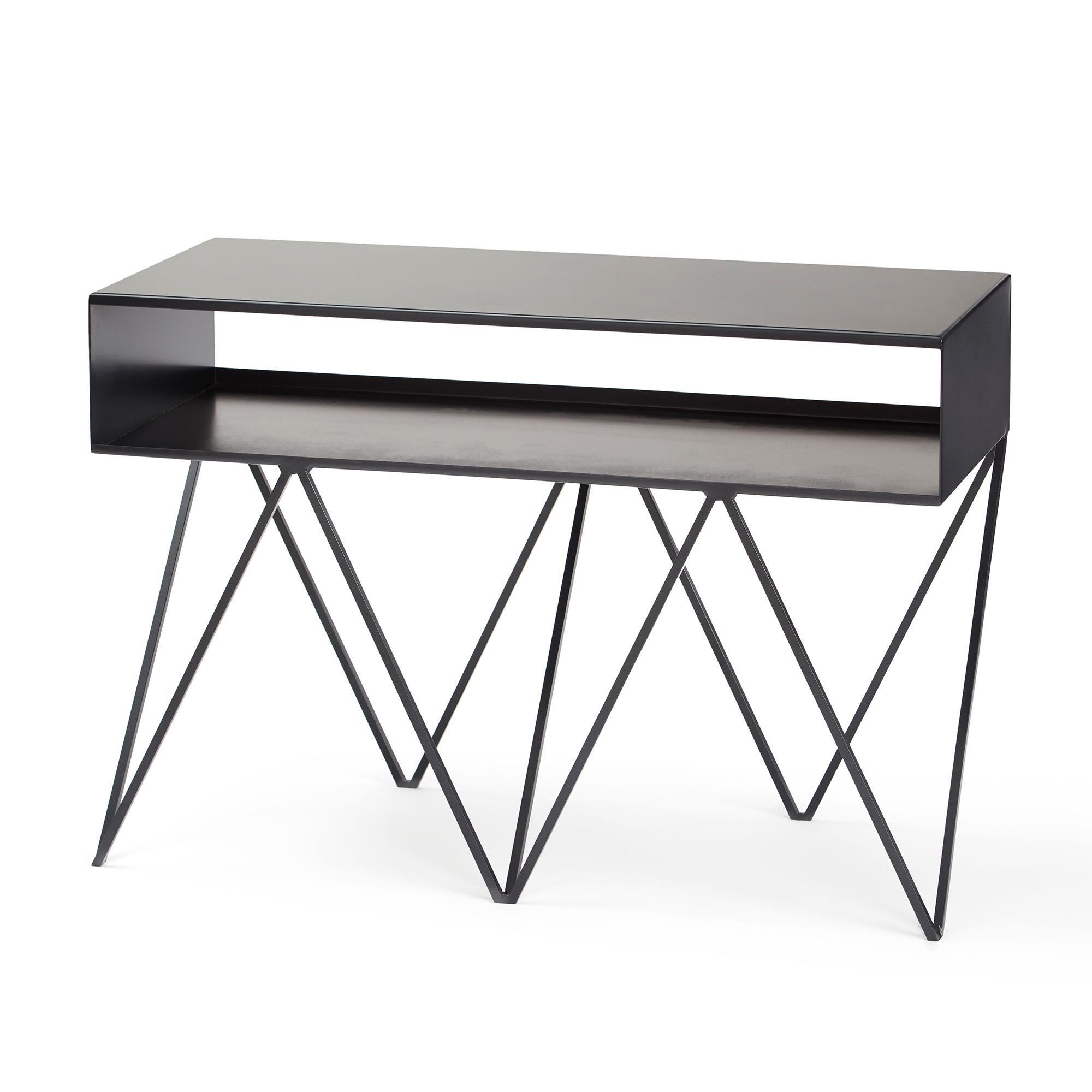 Robot Too White Steel Side Table / Console Table For Sale 5