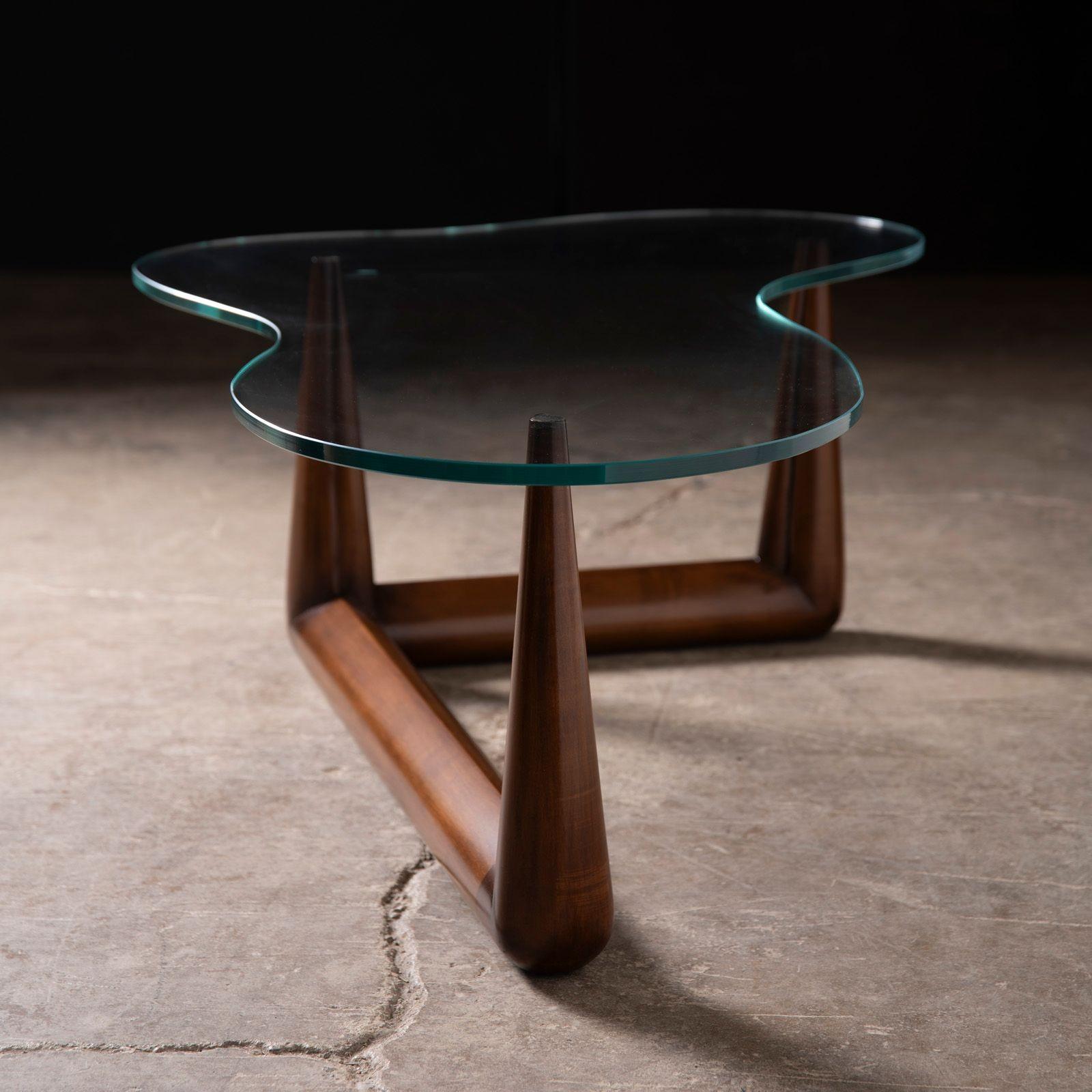 Mid-Century Modern Robsjohn-Gibbings Biomorphic Cocktail Table w Interesting Anecdote of Noguchi For Sale