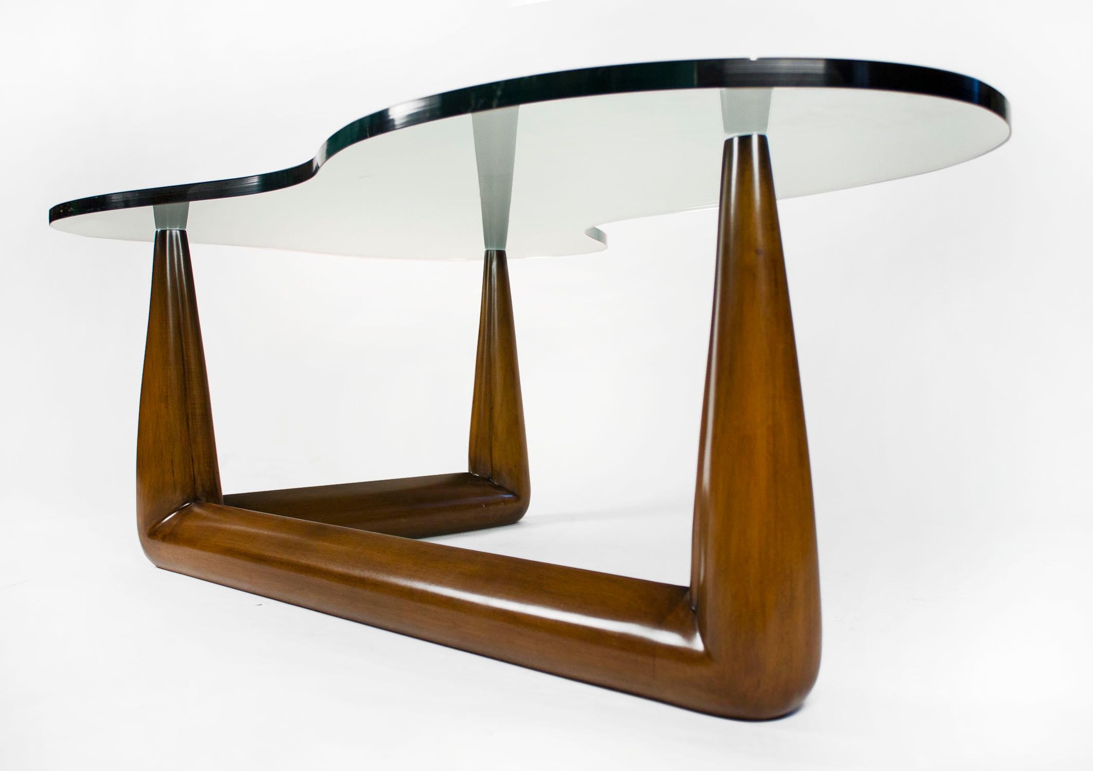 Mid-Century Modern Table de cocktail biomorphique Robsjohn-Gibbings avec anecdote intéressante de Noguchi en vente