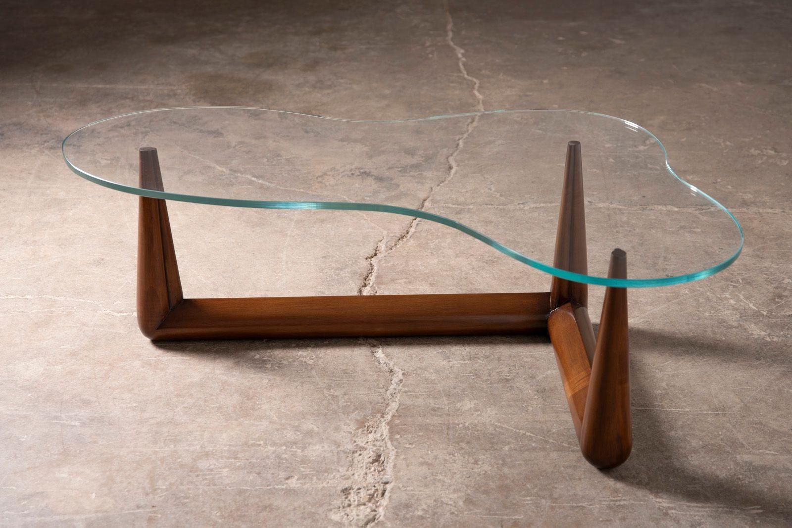 American Robsjohn-Gibbings Biomorphic Cocktail Table w Interesting Anecdote of Noguchi For Sale