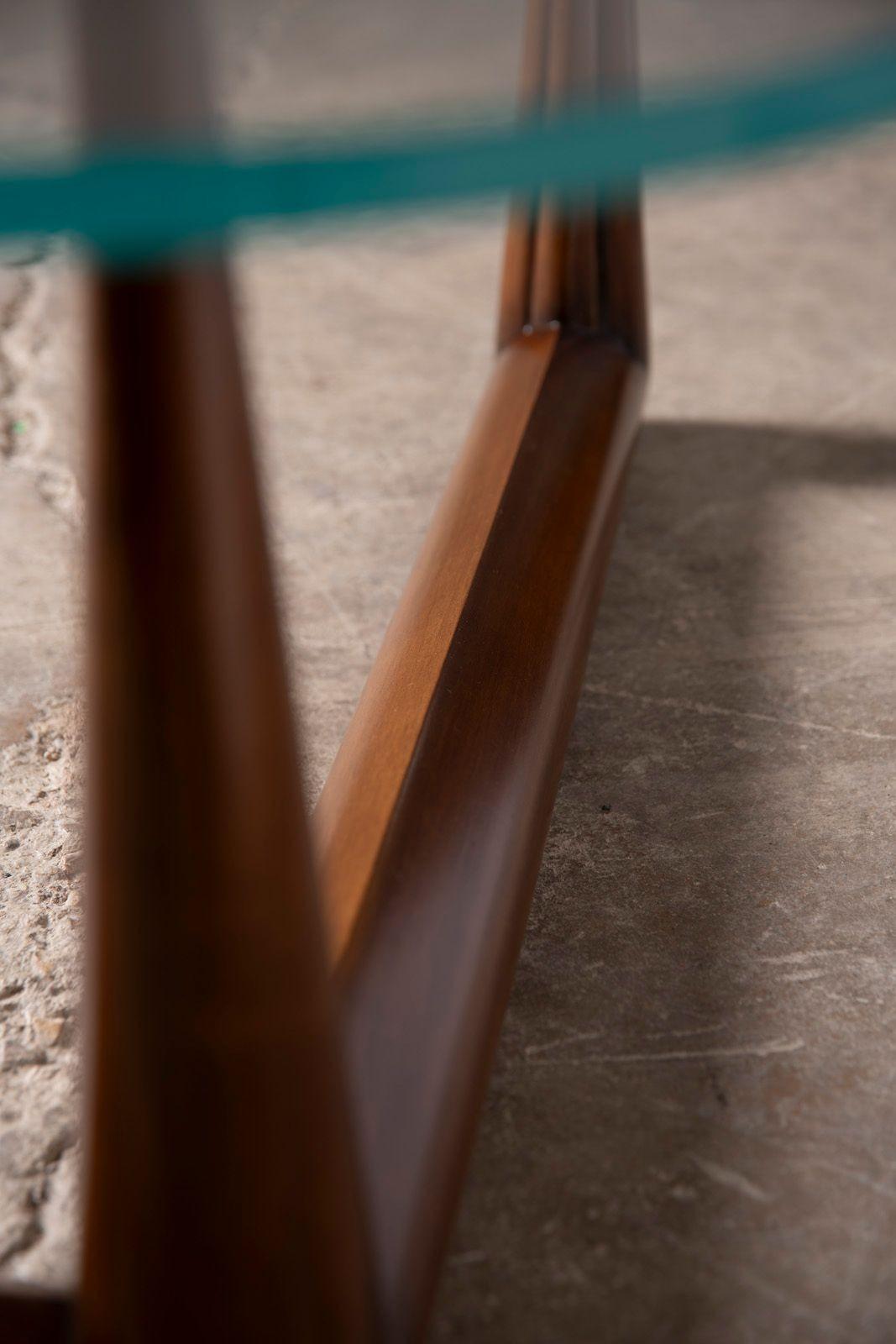 Glass Robsjohn-Gibbings Biomorphic Cocktail Table w Interesting Anecdote of Noguchi For Sale