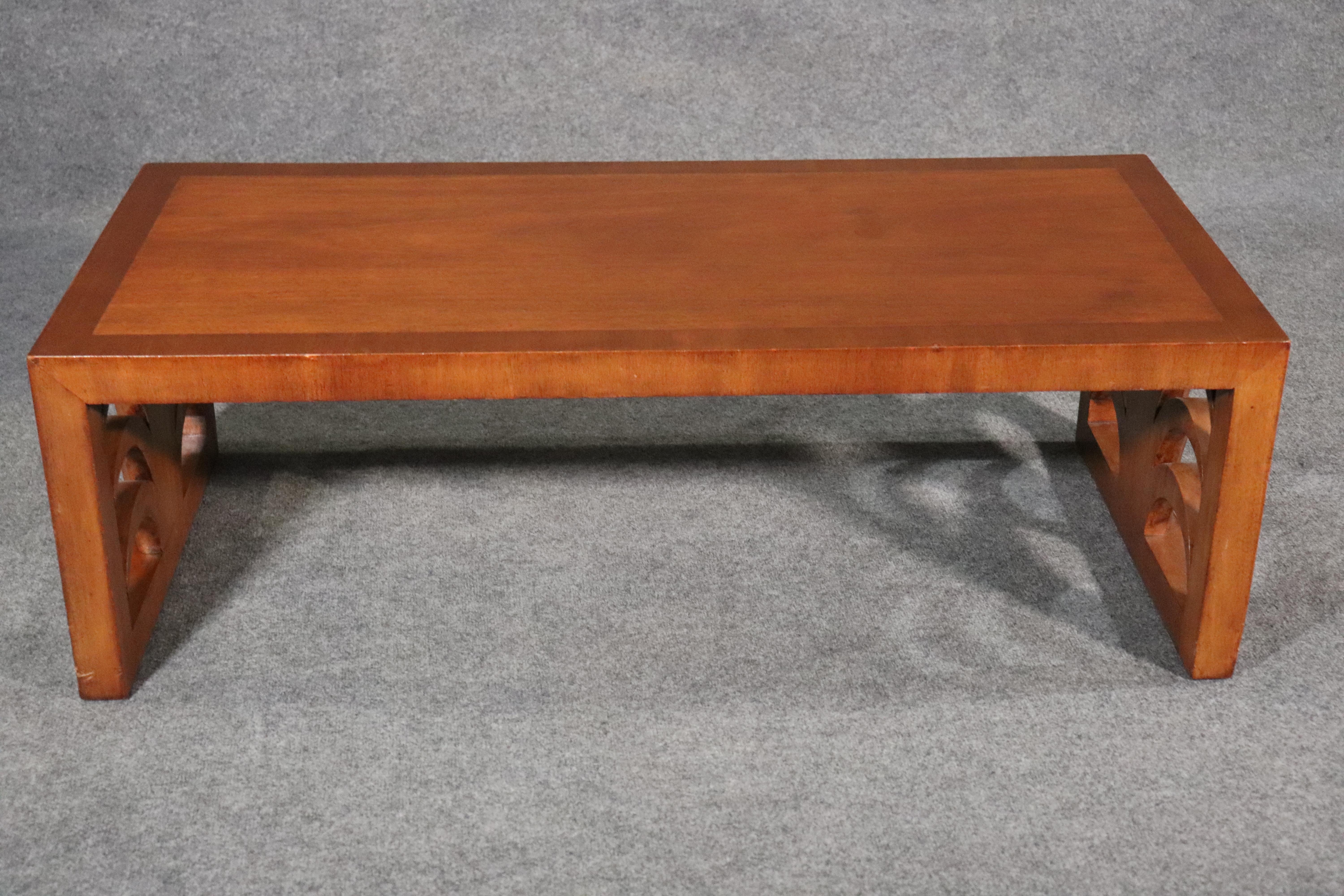 Robsjohn Gibbings designed Palm Leaf Table In Good Condition For Sale In Brooklyn, NY