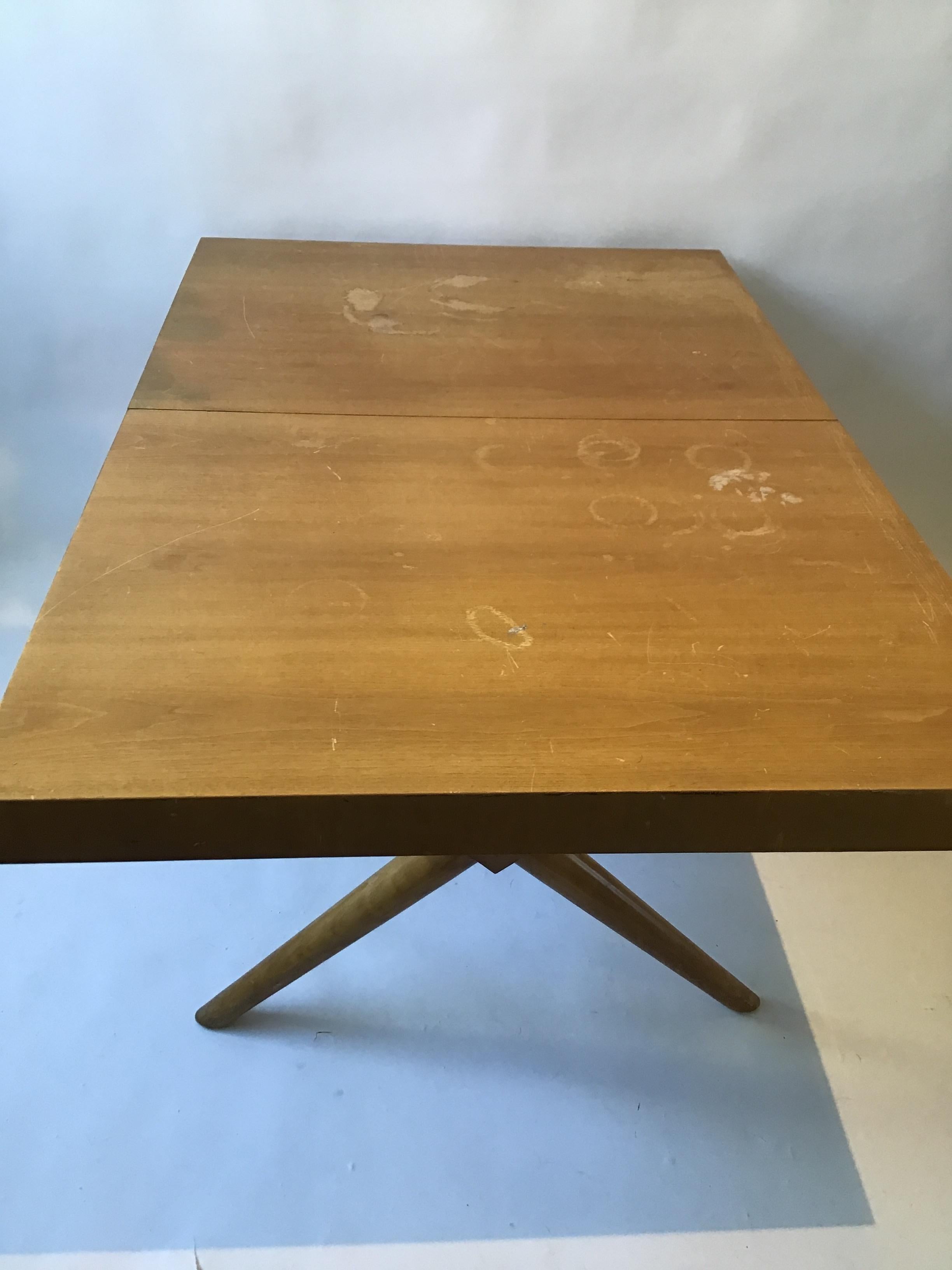 Mid-20th Century Robsjohn Gibbings Dining Table with Two Leaves