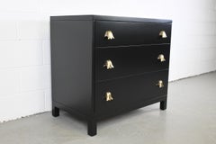 Robsjohn Gibbings for Widdicomb Black Lacquered Mid-Century Modern Dresser
