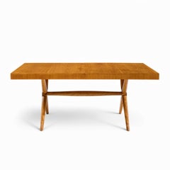 Robsjohn Gibbings for Widdicomb Bleached Mahogany X Based Dining Table