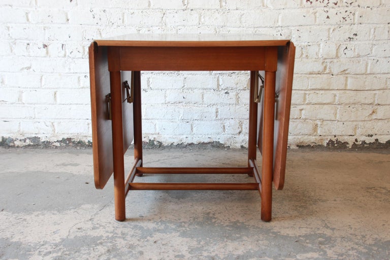 Robsjohn Gibbings for Cherry Wood DropLeaf Dining Table, 1954 For Sale at 1stDibs