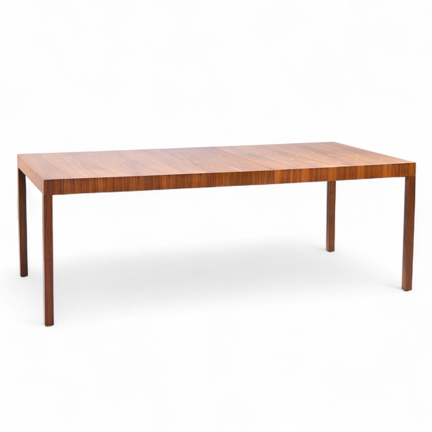 Robsjohn Gibbings for Widdicomb Constellation Walnut Dining Table with 2 Leaves For Sale 4