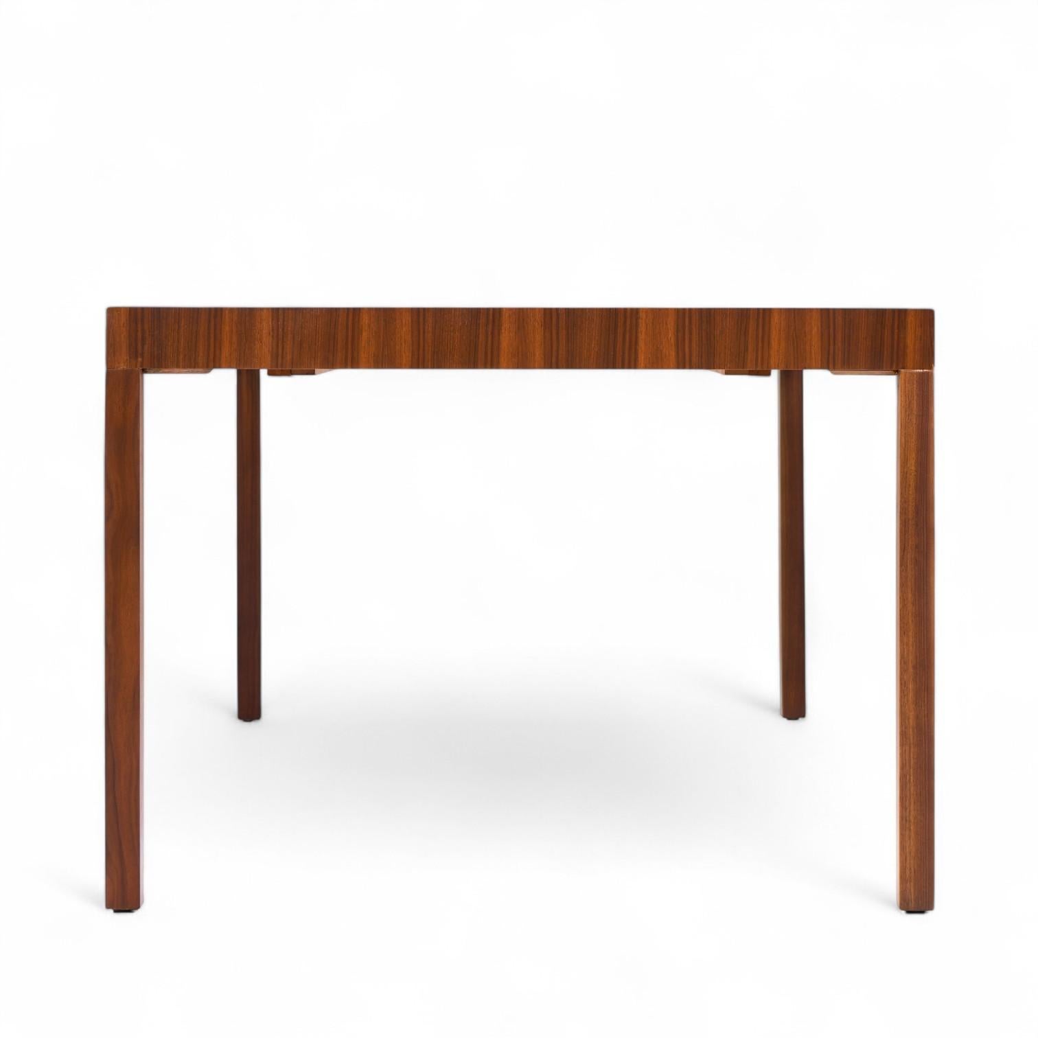 American Robsjohn Gibbings for Widdicomb Constellation Walnut Dining Table with 2 Leaves For Sale
