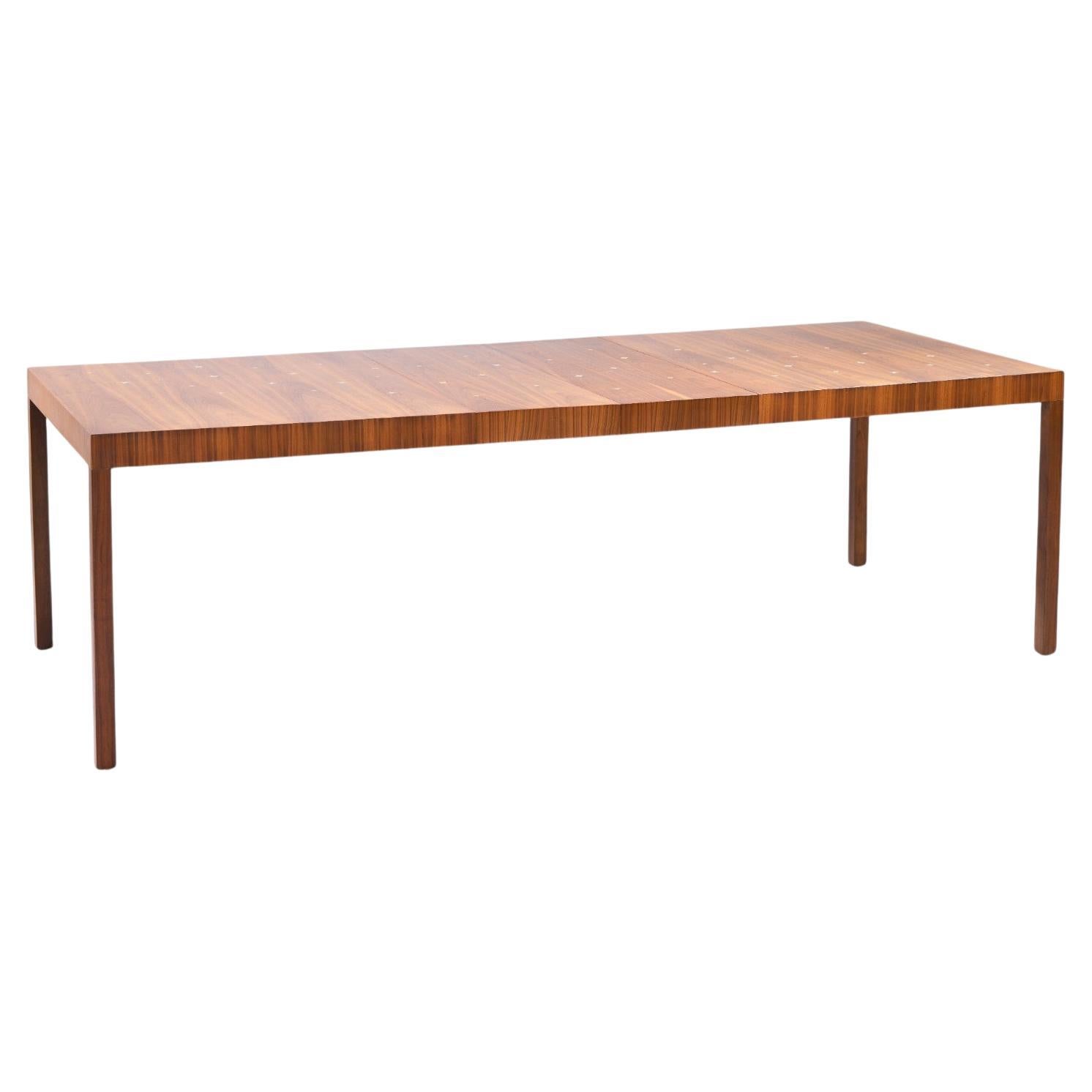 Robsjohn Gibbings for Widdicomb Constellation Walnut Dining Table with 2 Leaves For Sale