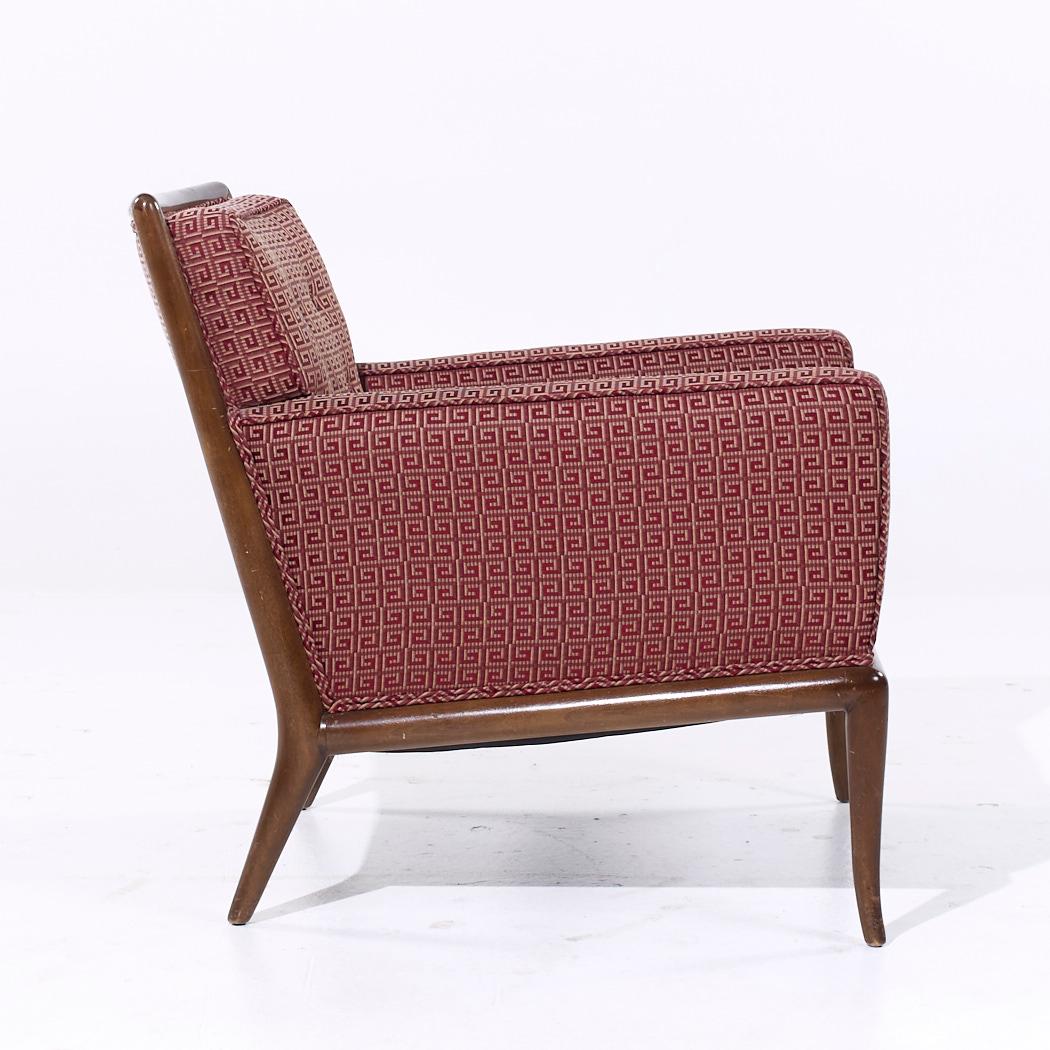 Robsjohn Gibbings for Widdicomb MCM Chaises longues à pieds de sabre en noyer - Paire en vente 3