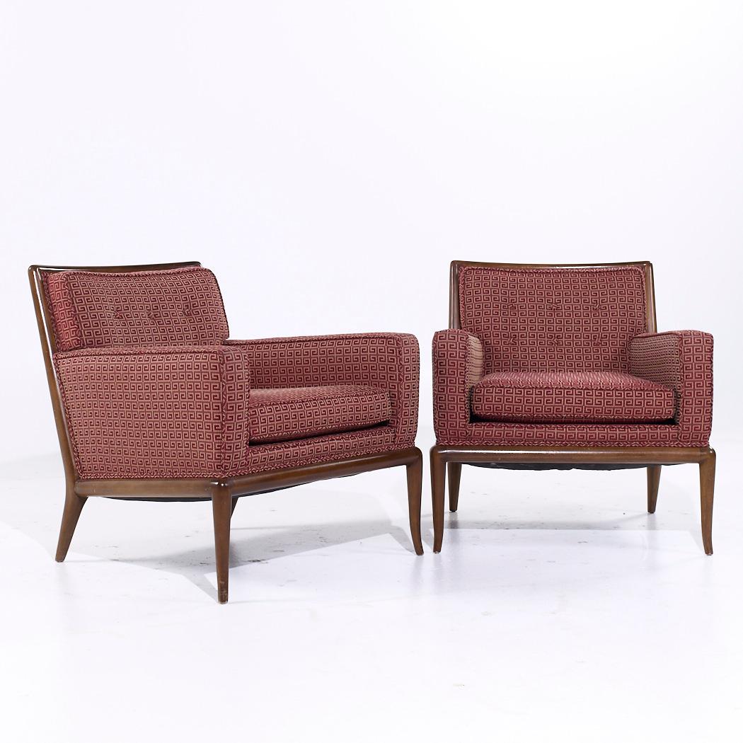 Robsjohn Gibbings for Widdicomb Mid Century Walnut Saber Leg Lounge Chairs - Pair

Chaque chaise mesure : 29,5 de large x 30 de profond x 30 de haut, avec une hauteur d'assise de 18 et une hauteur d'accoudoir de 23 pouces.

Tous les meubles peuvent
