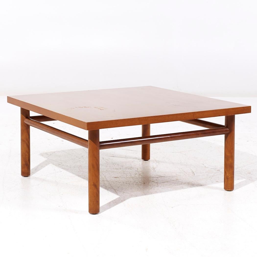 Blanchi Robsjohn Gibbings for Widdicomb Mid Century Bleached Mahogany Coffee Table (table basse en acajou blanchi) en vente