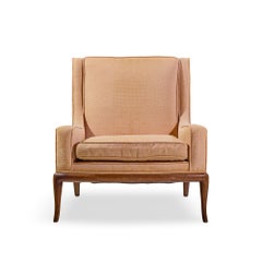 Robsjohn Gibbings for Widdicomb Mid Century Bleached Mahogany Lounge Chair