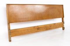 Robsjohn Gibbings for Widdicomb Mid Century Blonde King Headboard