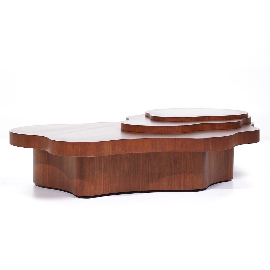 Wood Robsjohn-Gibbings for Widdicomb Mid Century Mesa Coffee Table For Sale