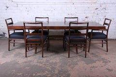 Robsjohn Gibbings for Widdicomb Mid-Century Modern Dining Set, Newly Restored