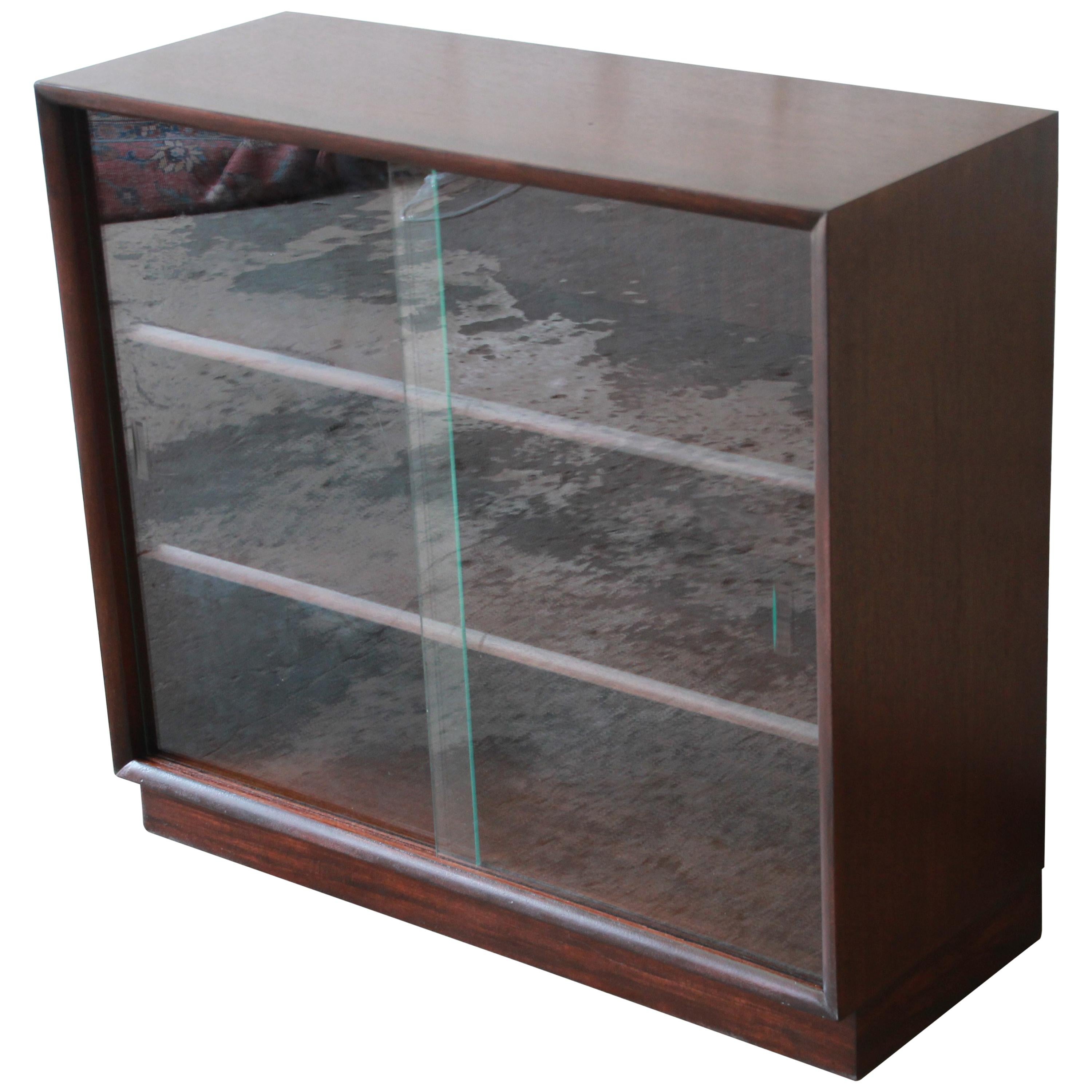 Robsjohn-Gibbings for Widdicomb Mid-Century Modern Glass Front Bookcase, 1951