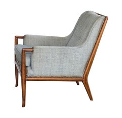 Silla de salón Robsjohn Gibbings for Widdicomb Mid Century Modern Walnut