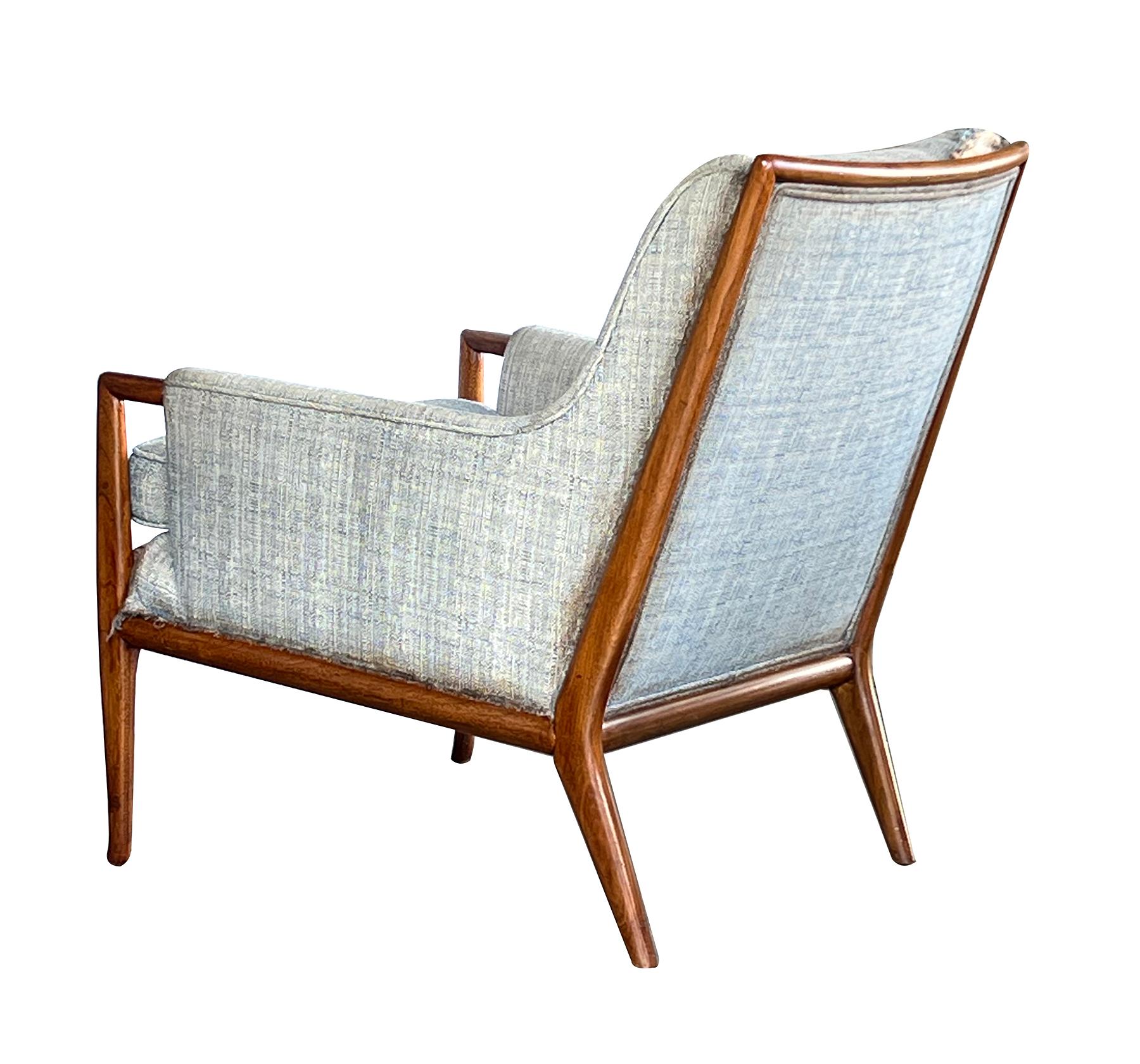 Robsjohn Gibbings für Widdicomb Moderner Loungesessel aus Nussbaumholz aus der Mitte des Jahrhunderts (Moderne der Mitte des Jahrhunderts) im Angebot