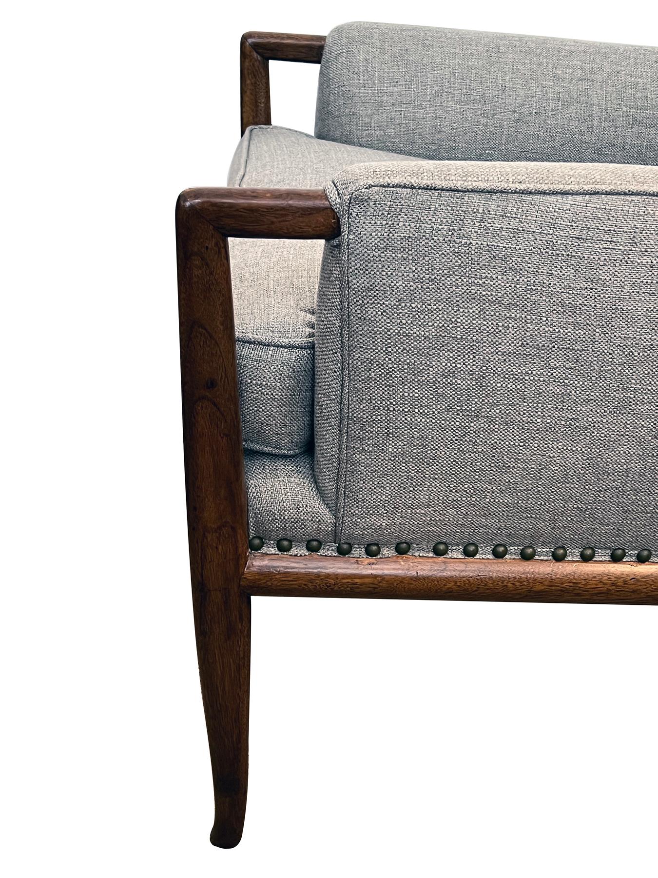 Robsjohn Gibbings für Widdicomb Moderner Loungesessel aus Nussbaumholz aus der Mitte des Jahrhunderts im Zustand „Gut“ im Angebot in San Francisco, CA