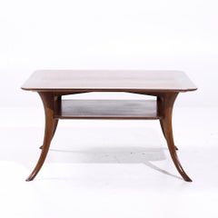 Robsjohn Gibbings for Widdicomb Mid Century Sabre Leg Mahogany Coffee Table