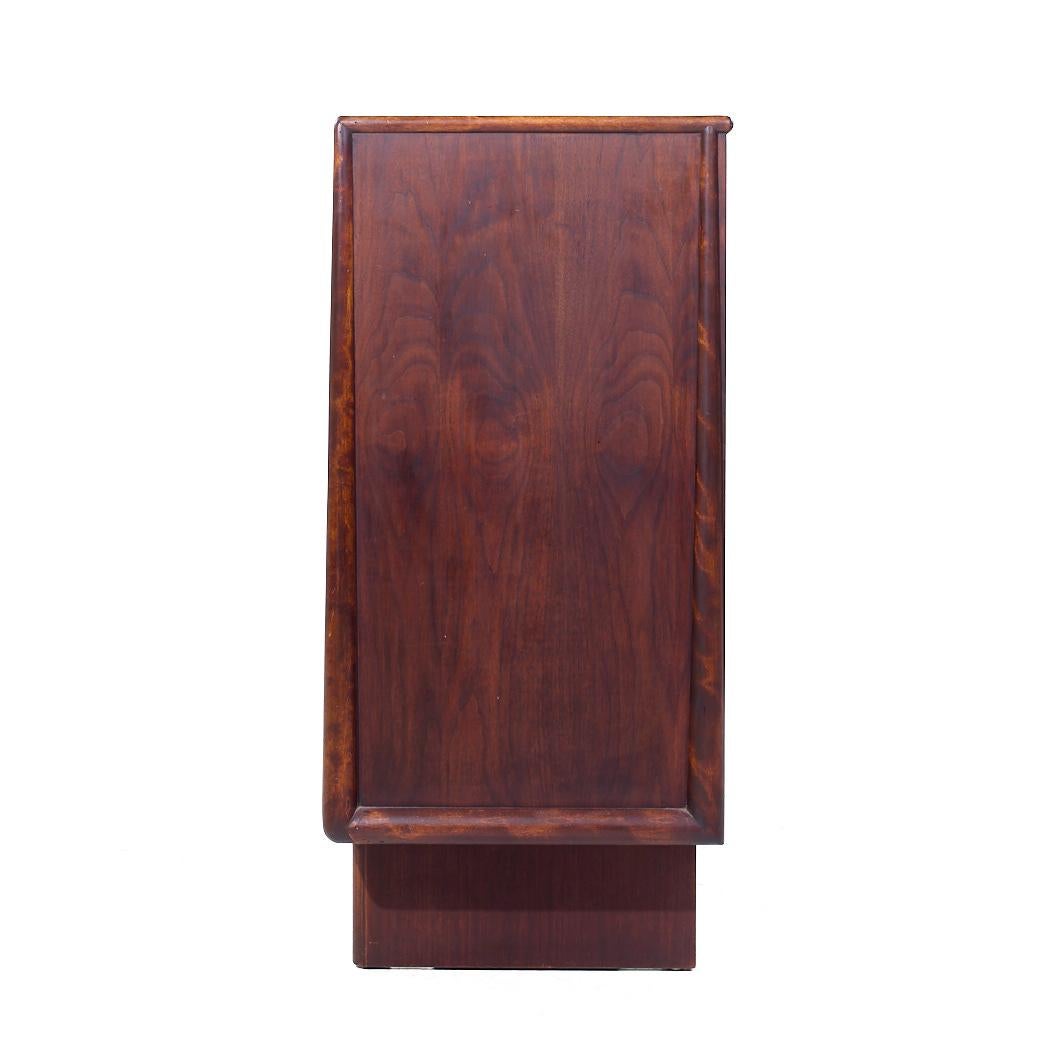 American Robsjohn Gibbings for Widdicomb Mid Century Sliding Door Cabinet Credenza For Sale