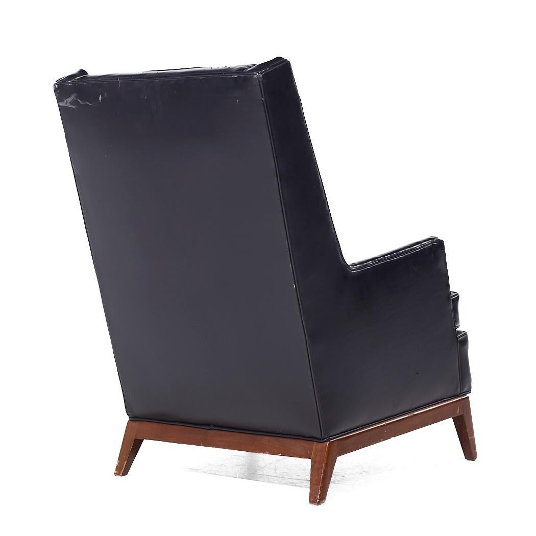 Robsjohn Gibbings für Widdicomb Mid Century Nussbaum Hochlehner Sessel (amerikanisch) im Angebot