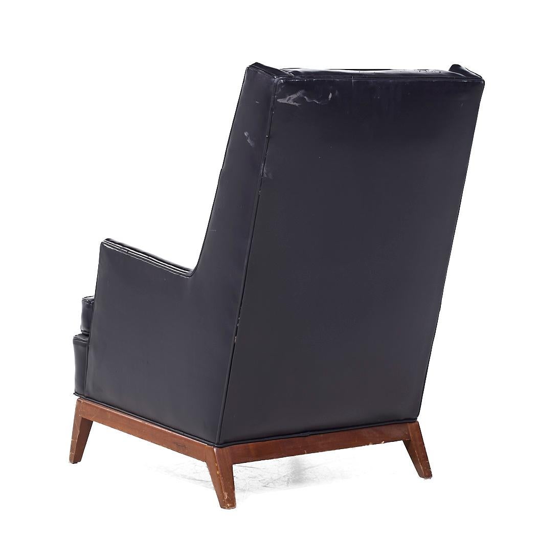 Robsjohn Gibbings für Widdicomb Mid Century Nussbaum Hochlehner Sessel (Ende des 20. Jahrhunderts) im Angebot