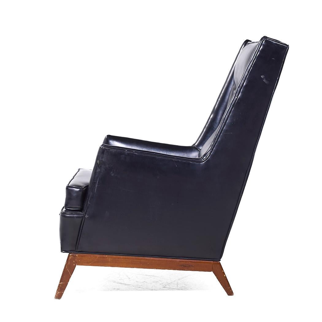 Robsjohn Gibbings für Widdicomb Mid Century Nussbaum Hochlehner Sessel im Angebot 1
