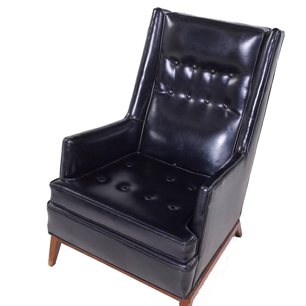 Robsjohn Gibbings für Widdicomb Mid Century Nussbaum Hochlehner Sessel im Angebot 2