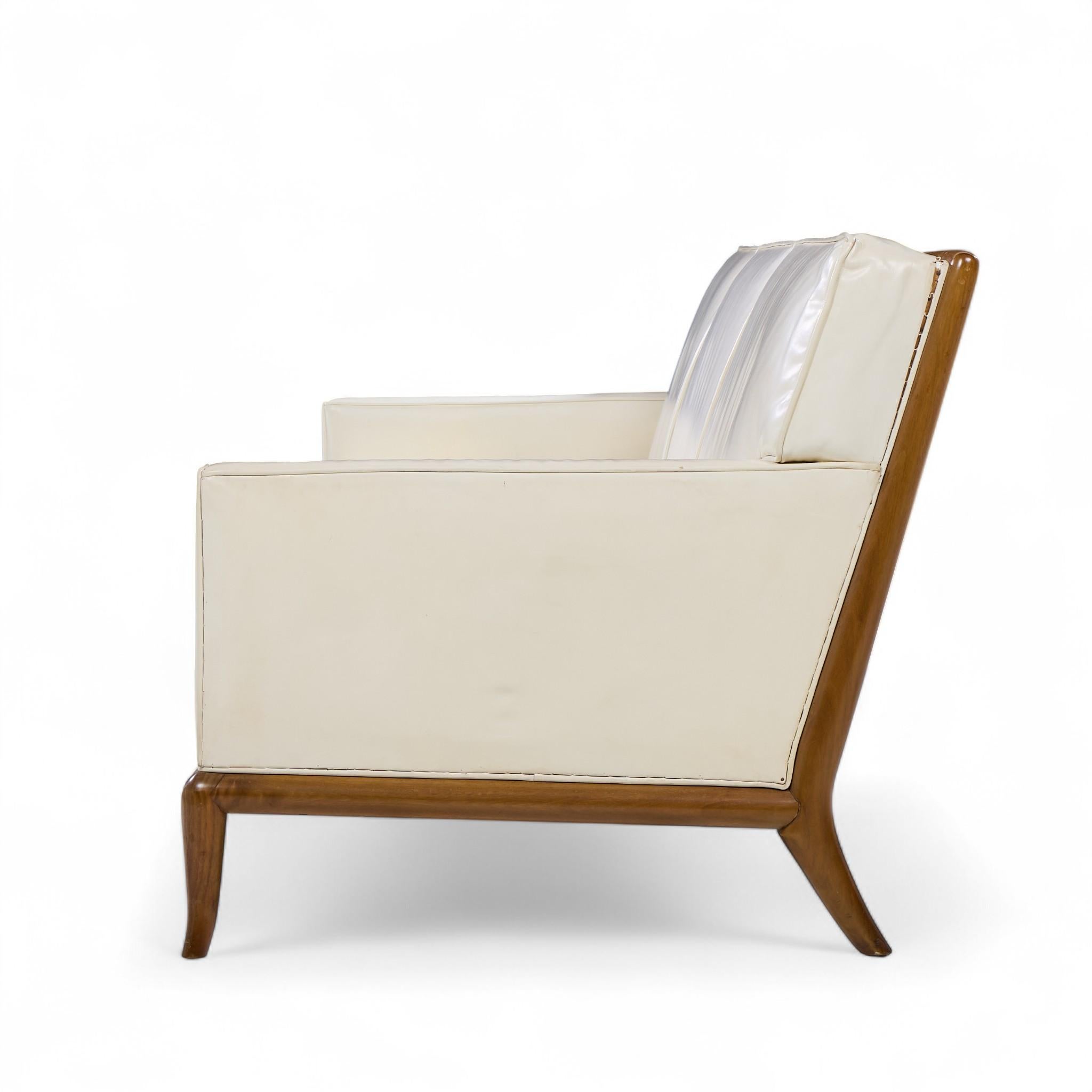 Américain Robsjohn Gibbings for Widdicomb Mid Century Canapé en noyer en vente