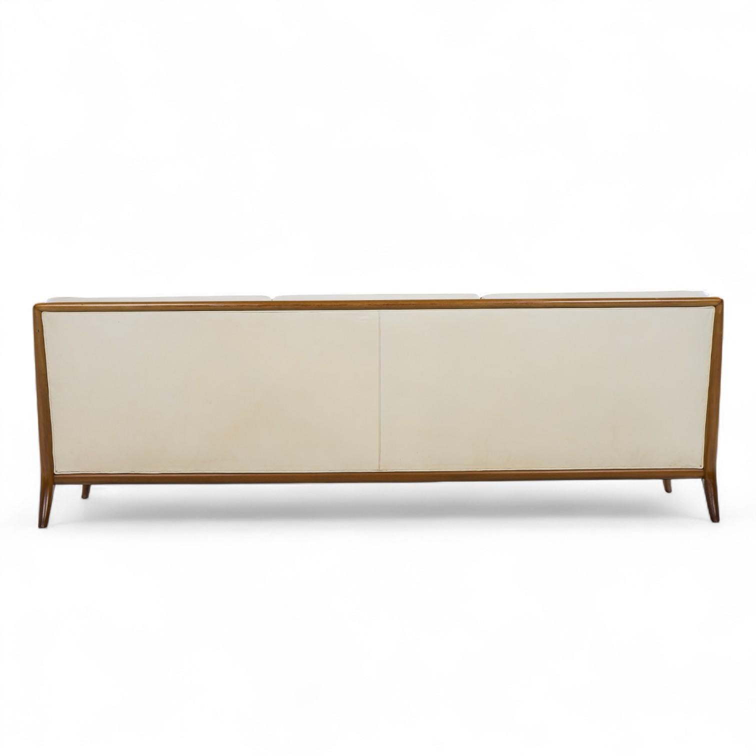 20ième siècle Robsjohn Gibbings for Widdicomb Mid Century Canapé en noyer en vente