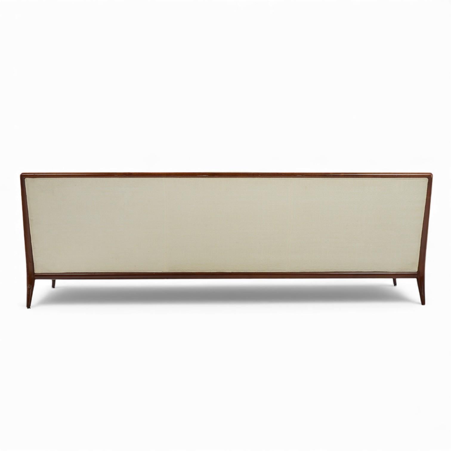 Robsjohn Gibbings para Widdicomb Sofá de nogal de mediados de siglo siglo XX en venta