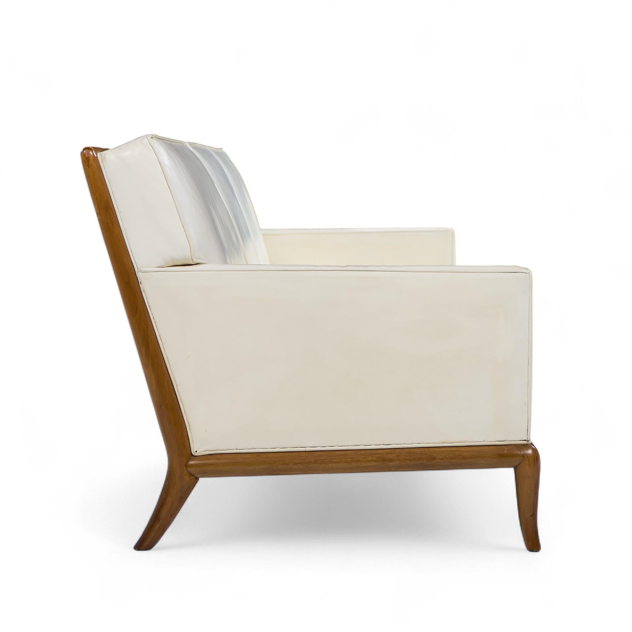 Robsjohn Gibbings for Widdicomb Mid Century Canapé en noyer en vente 1