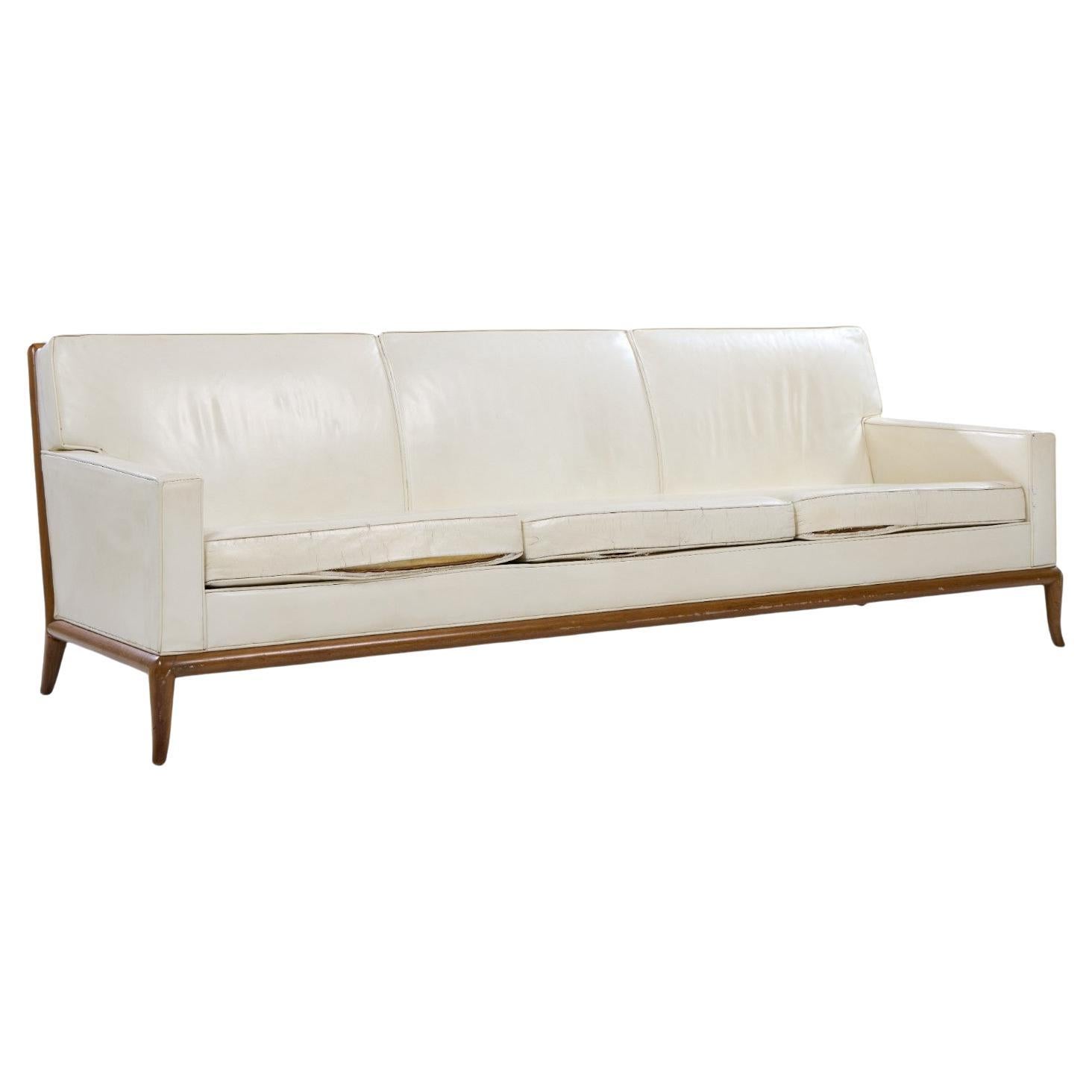 Robsjohn Gibbings for Widdicomb Mid Century Canapé en noyer en vente