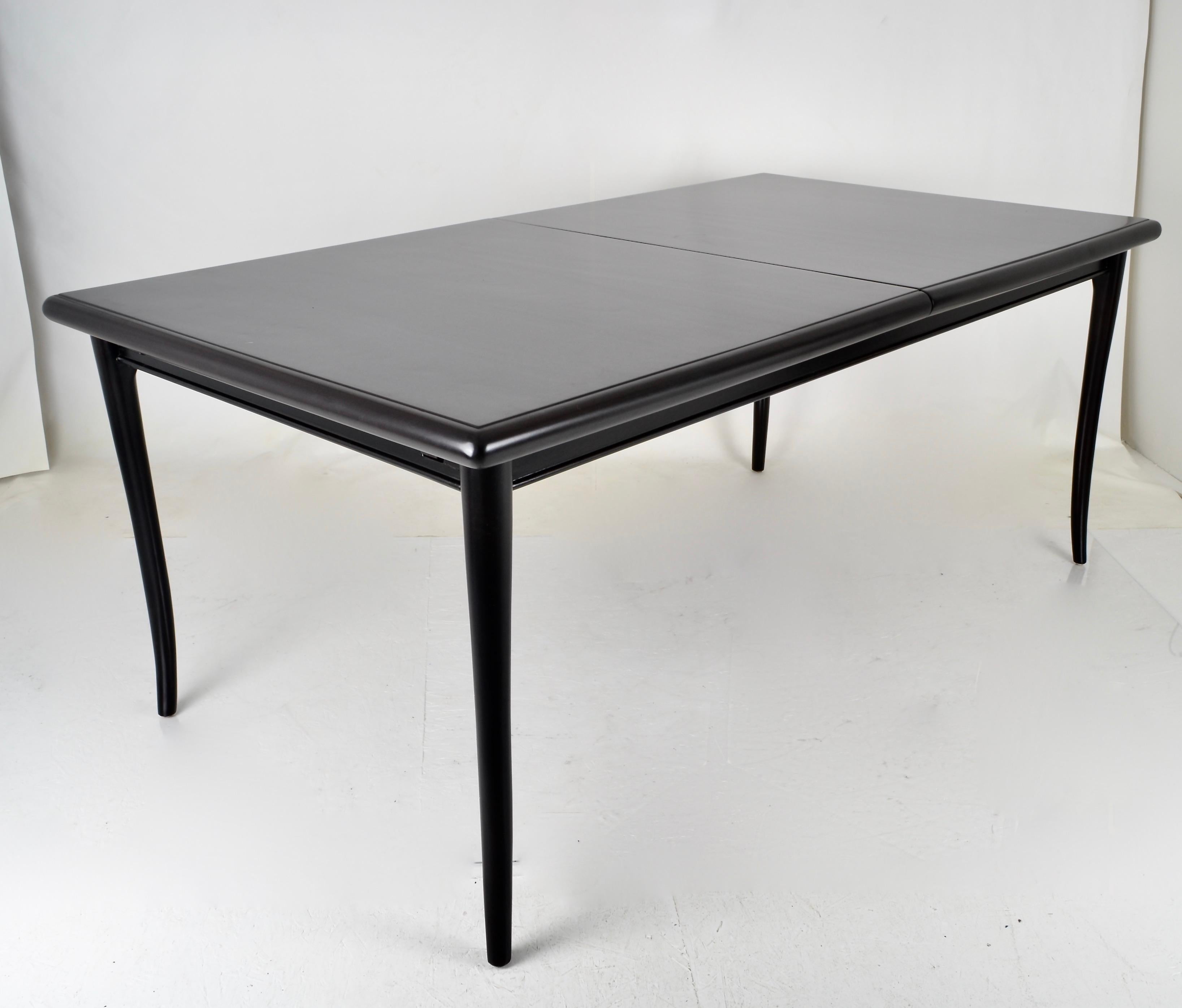 Mid-Century Modern Robsjohn-Gibbings for Widdicomb Sabre Leg Dining Table, USA, 1950s