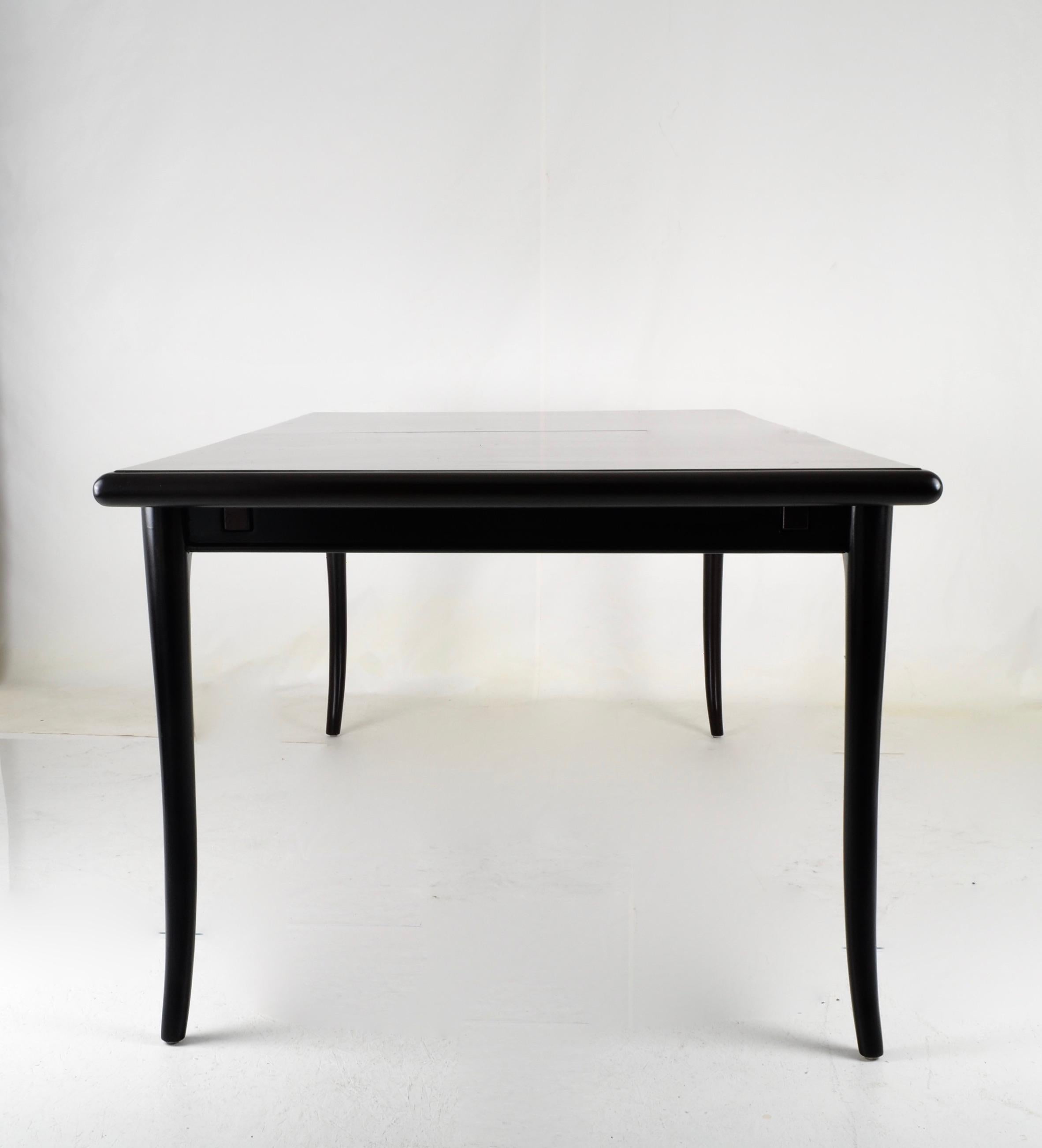 Wood Robsjohn-Gibbings for Widdicomb Sabre Leg Dining Table, USA, 1950s
