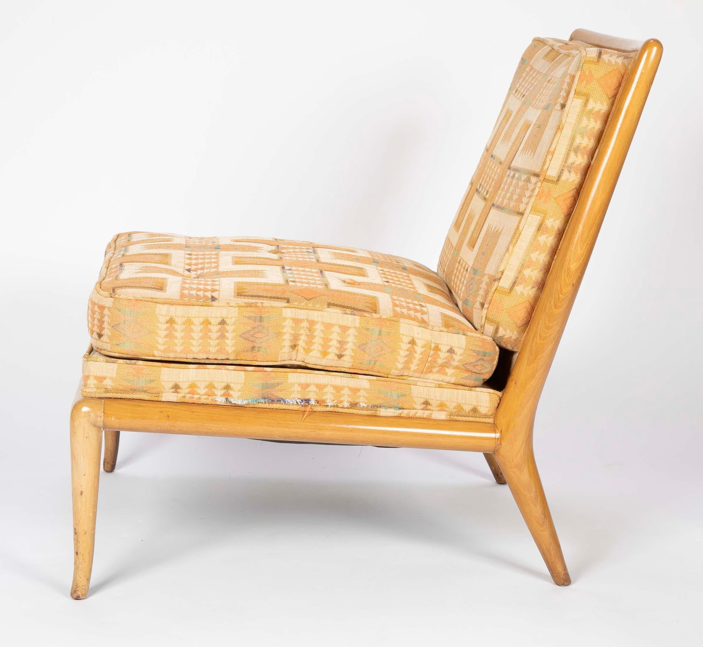 Mid-20th Century Robsjohn-Gibbings for Widdicomb Slipper Chair
