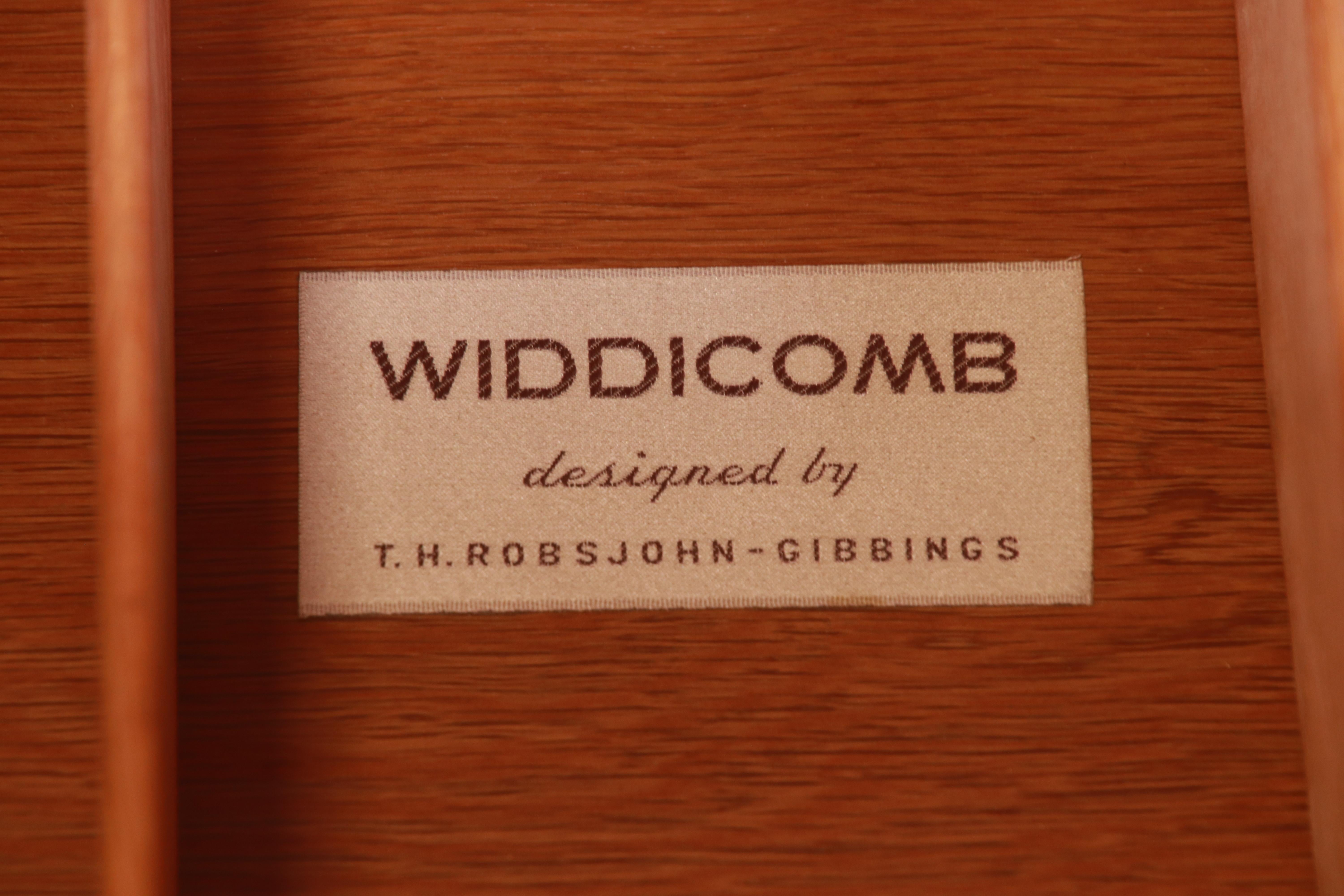 Robsjohn-Gibbings for Widdicomb Walnut Dresser or Credenza, Newly Refinished 11