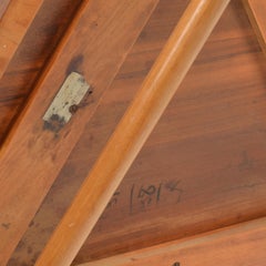 Robsjohn-Gibbings for Widdicomb Walnut Triangular Coffee Table
