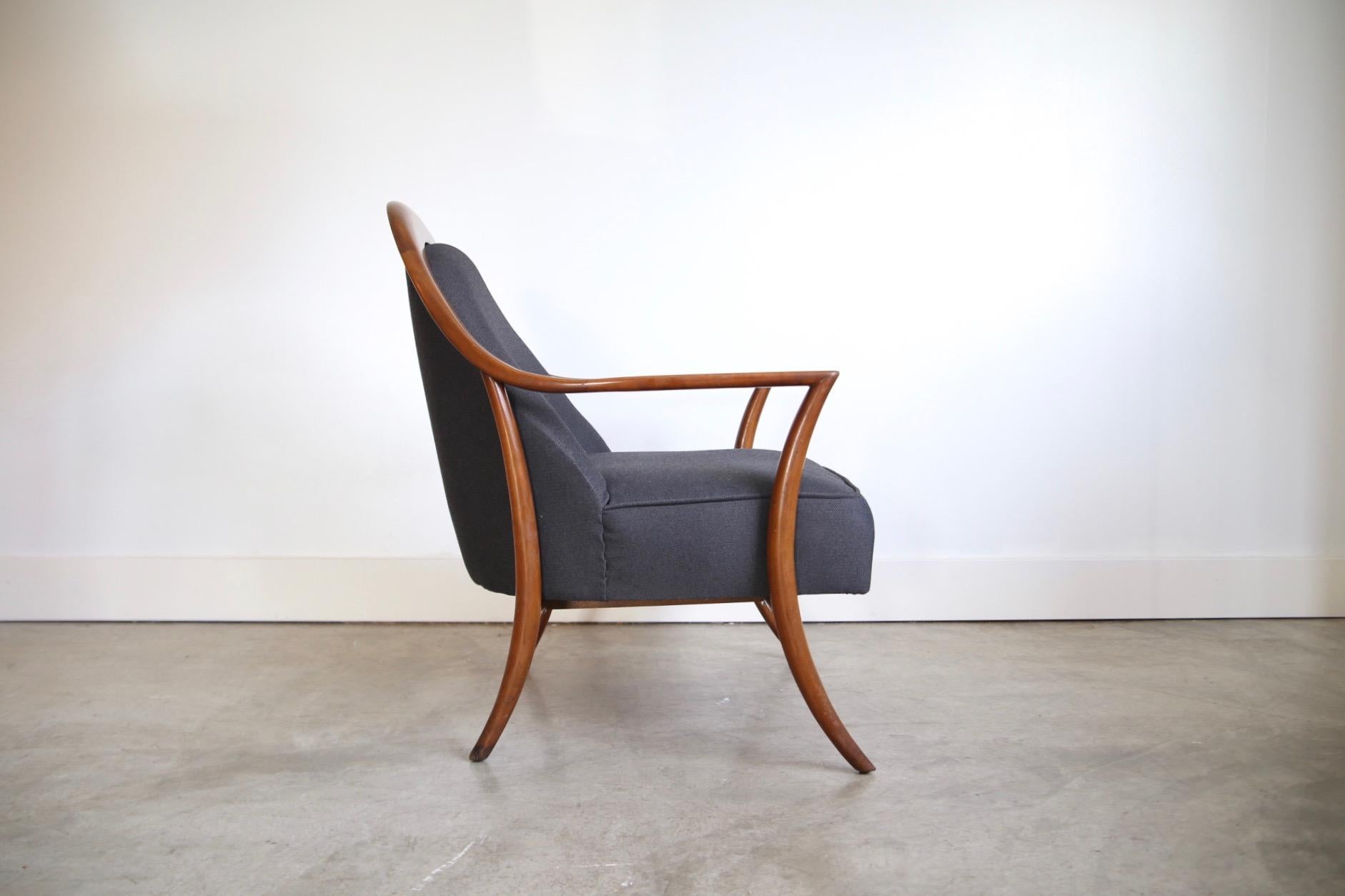 Robsjohn-Gibbings Loungesessel für Widdicomb (Holz)